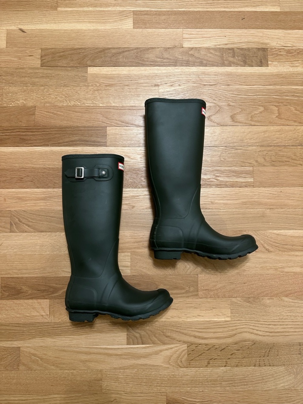Tall Hunter Green Rain Boots